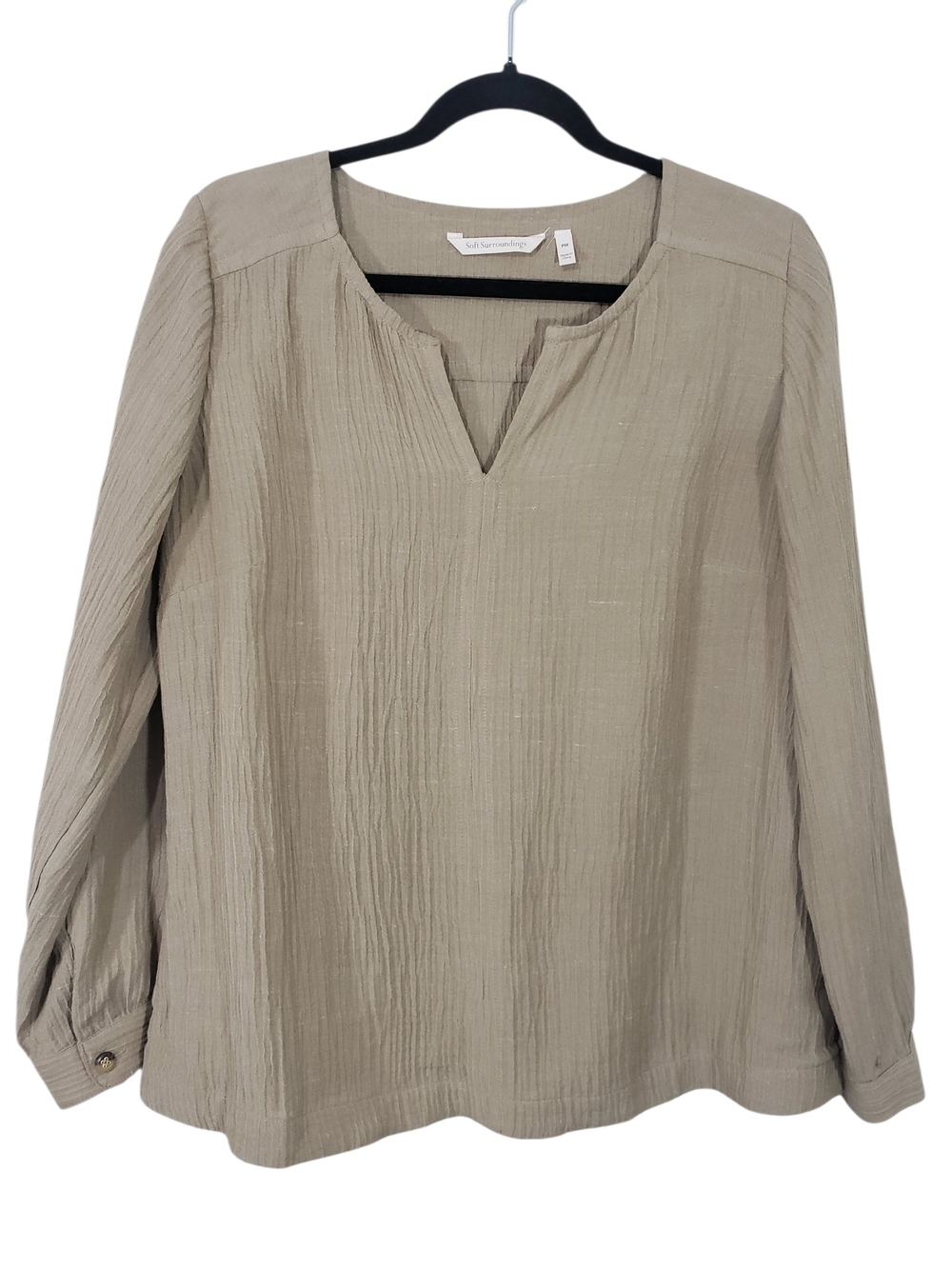Soft Surroundings Oceo Crinkle Gauze Tunic